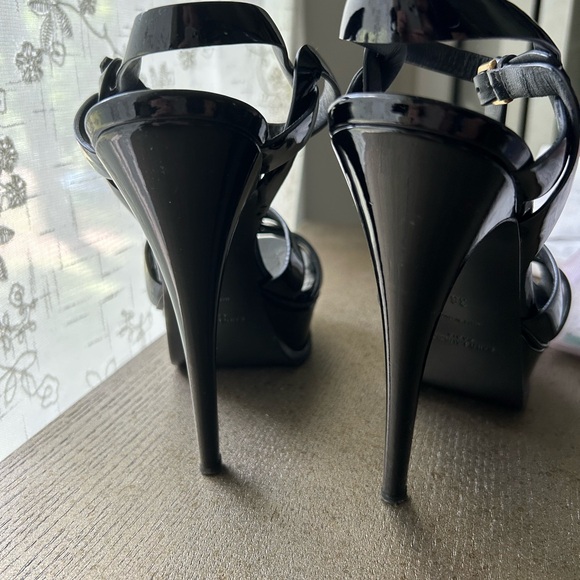 Authentic Saint Laurent tribute t strap platform heel - Picture 6 of 9